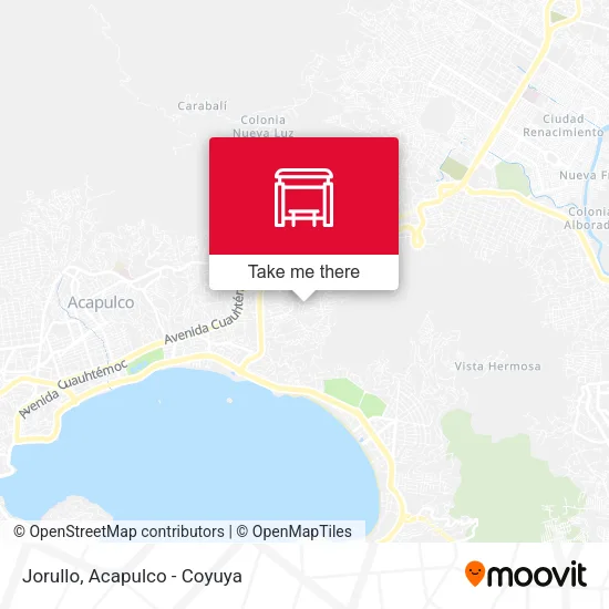 Mapa de Jorullo