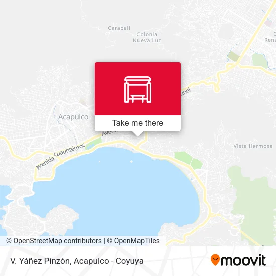 Mapa de V. Yáñez Pinzón