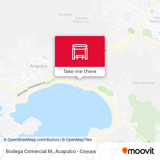 Bodega Comercial M. map