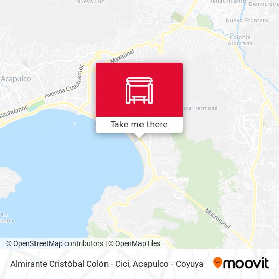 Almirante Cristóbal Colón - Cici map