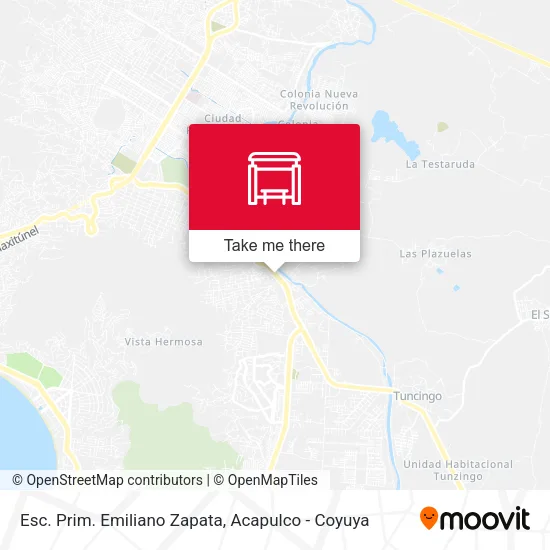 Mapa de Esc. Prim. Emiliano Zapata