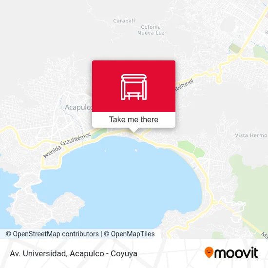 Av. Universidad map