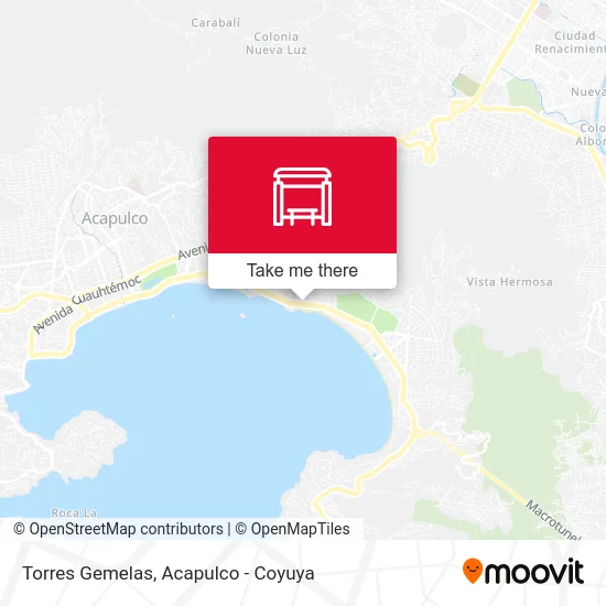 Torres Gemelas map