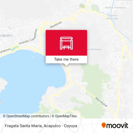 Fragata Santa María map