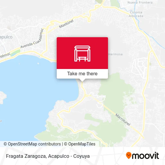 Mapa de Fragata Zaragoza