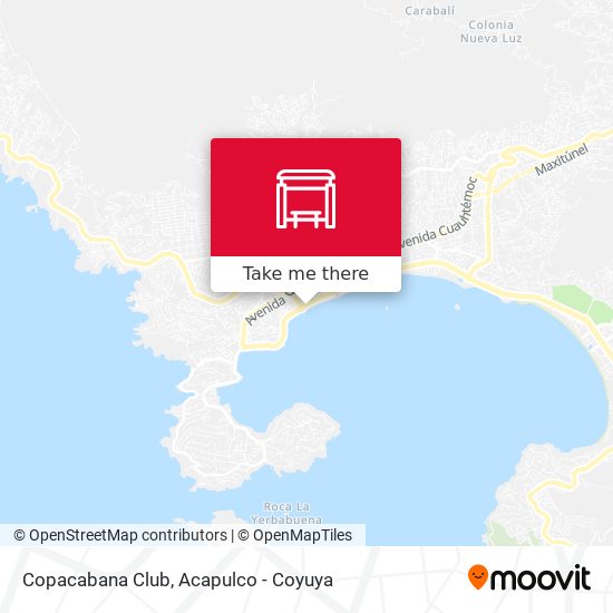 Copacabana Club map