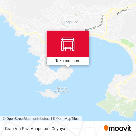 Gran Via Paz map