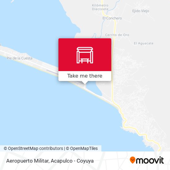 Mapa de Aeropuerto Militar