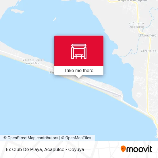 Ex Club De Playa map