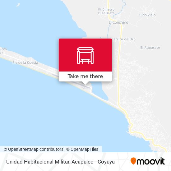Mapa de Unidad Habitacional Militar