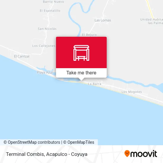 Mapa de Terminal Combis