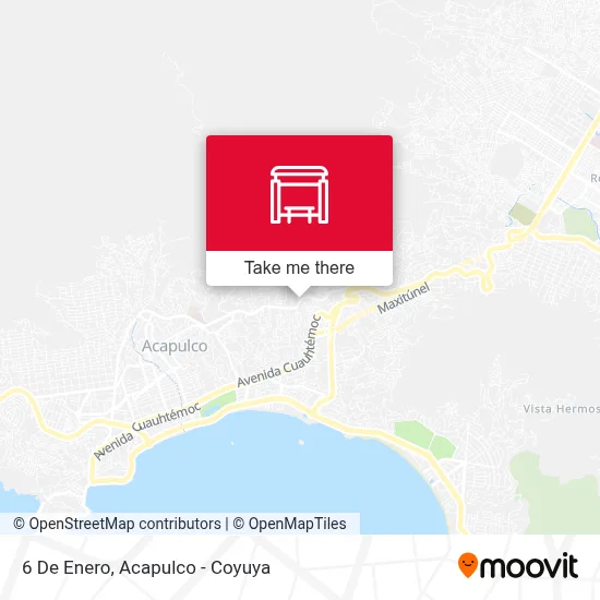 6 De Enero map