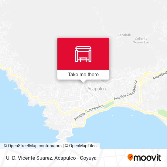 Mapa de U. D. Vicente Suarez