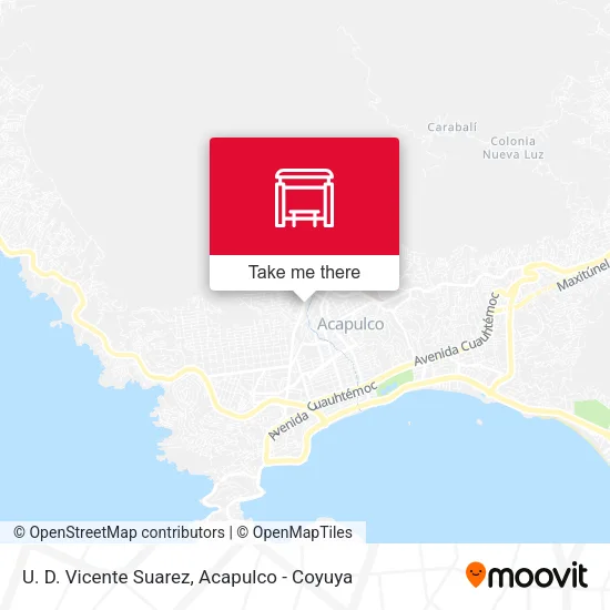 Mapa de U. D. Vicente Suarez