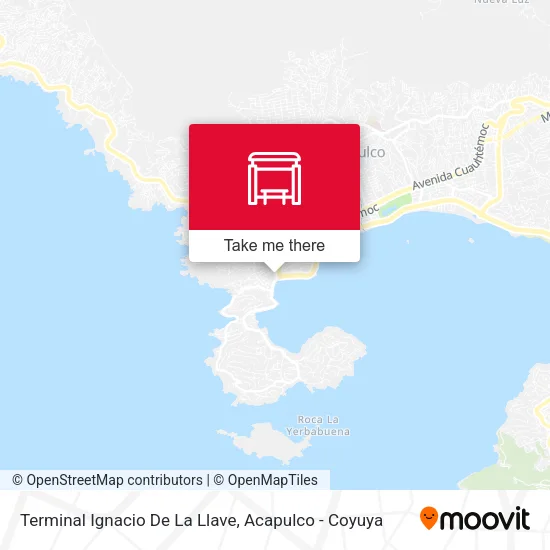 Terminal Ignacio De La Llave map