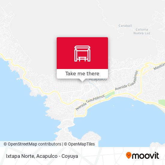 Ixtapa Norte map