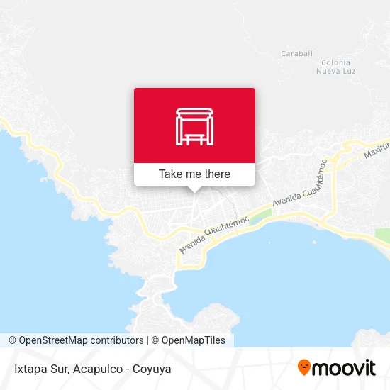 Ixtapa Sur map
