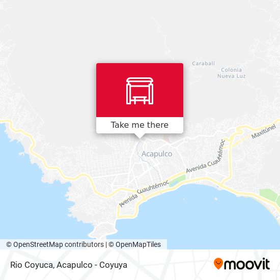 Rio Coyuca map