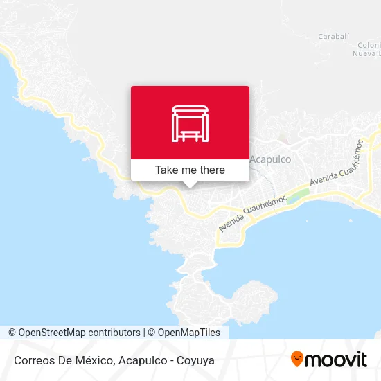 Mapa de Correos De México