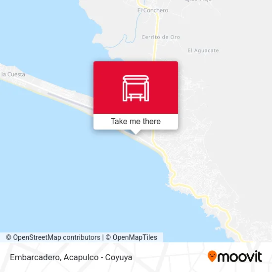 Mapa de Embarcadero