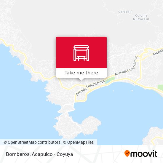 Bomberos map