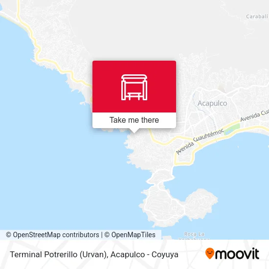 Mapa de Terminal Potrerillo (Urvan)