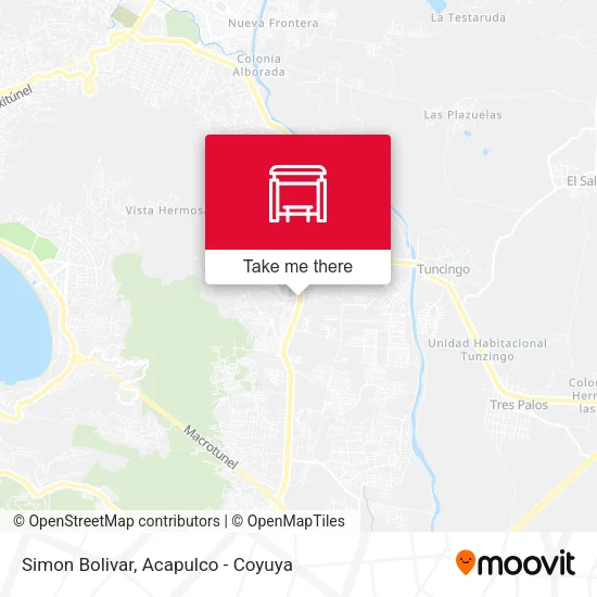 Mapa de Simon Bolivar