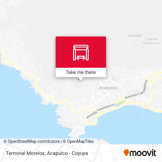 Mapa de Terminal Morelos