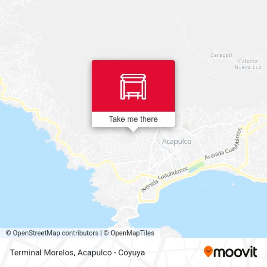 Mapa de Terminal Morelos