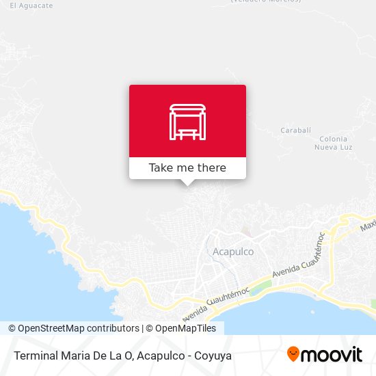 Terminal Maria De La O map