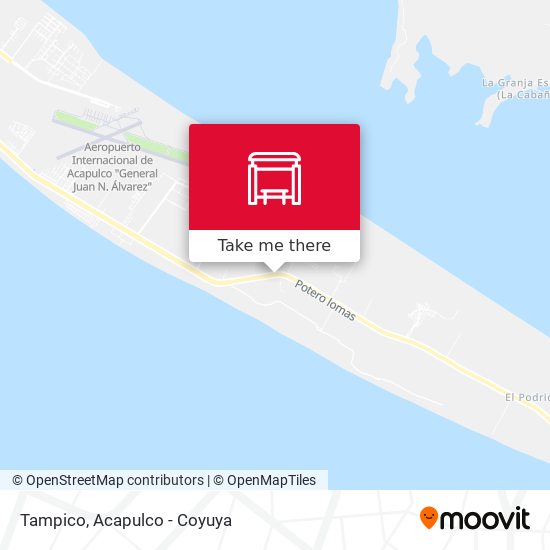 Mapa de Tampico