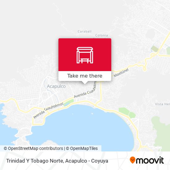 Trinidad Y Tobago Norte map