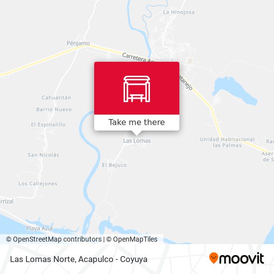 Mapa de Las Lomas Norte
