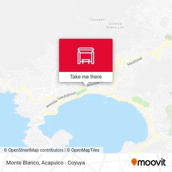 Mapa de Monte Blanco