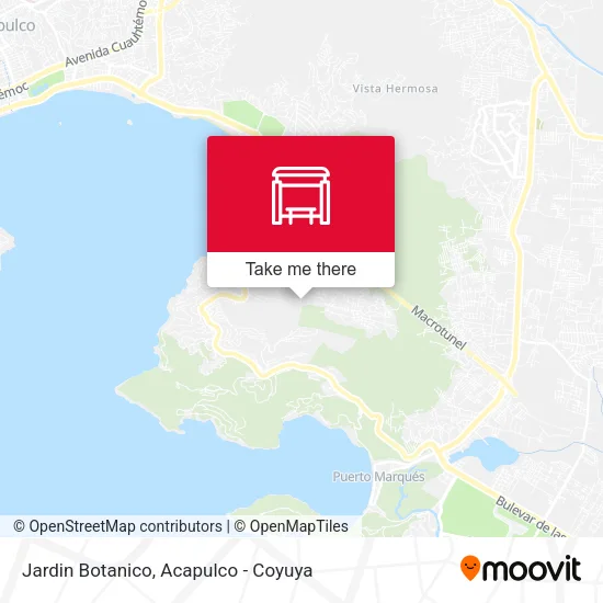 Mapa de Jardin Botanico