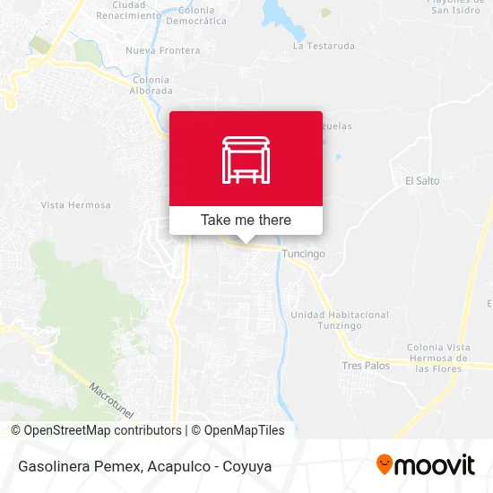 Gasolinera Pemex map