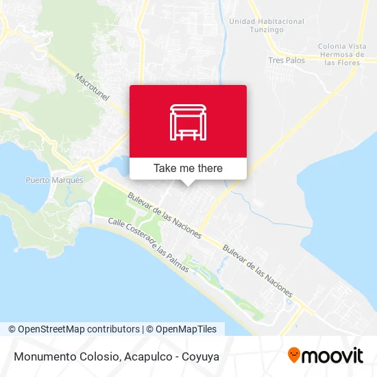 Mapa de Monumento Colosio