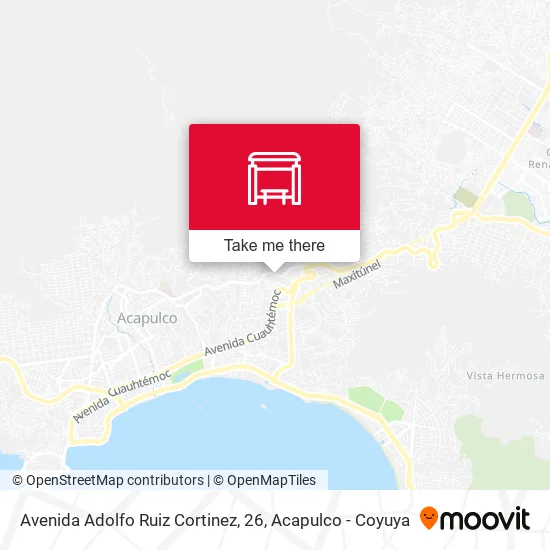 Mapa de Avenida Adolfo Ruiz Cortinez, 26