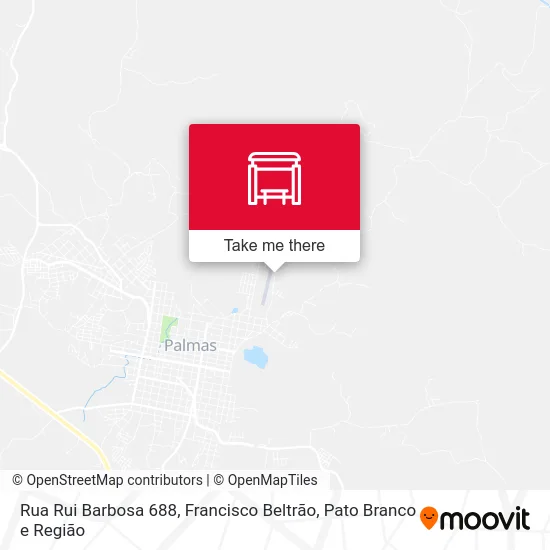 Rua Rui Barbosa 688 map
