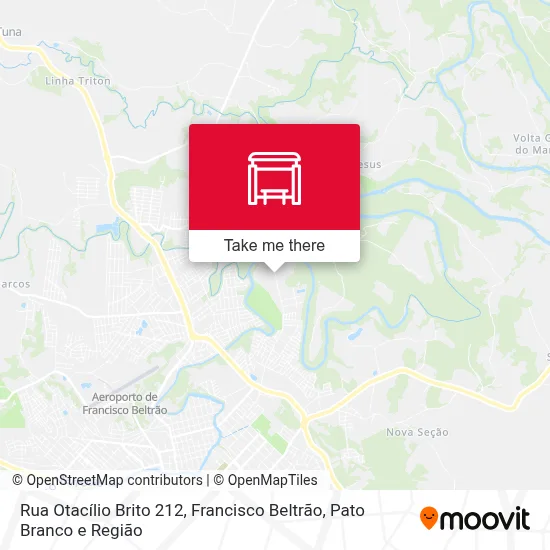 Rua Otacílio Brito 212 map