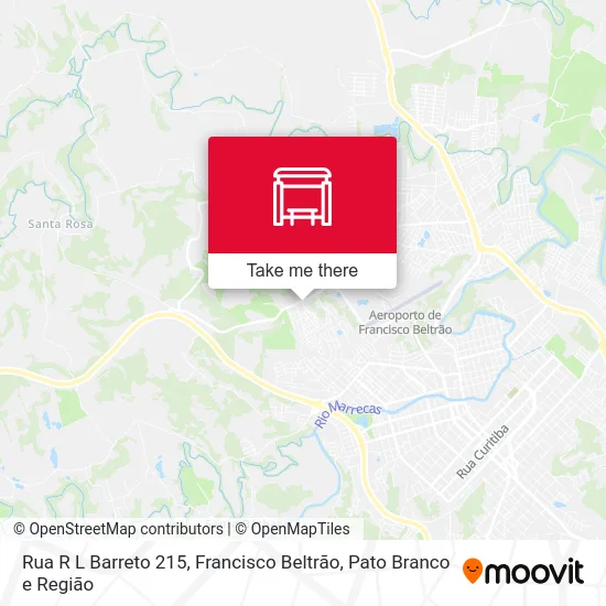 Rua R L Barreto 215 map