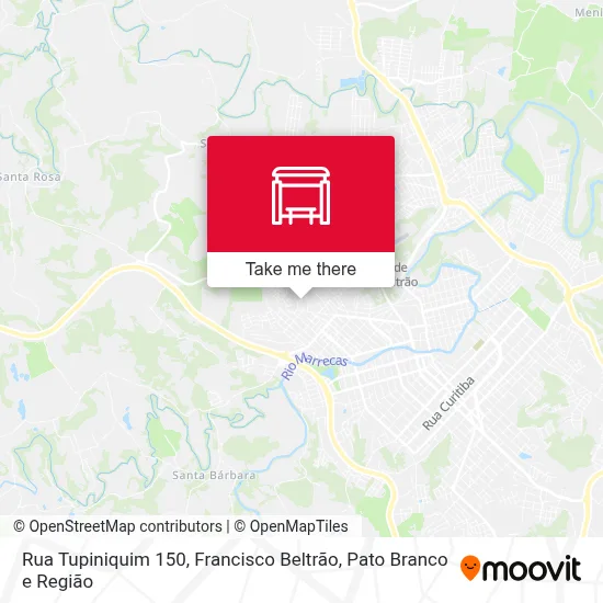 Rua Tupiniquim 150 map