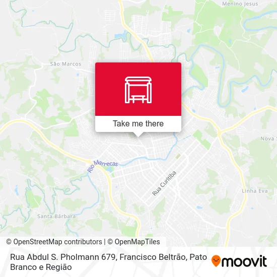 Rua Abdul S. Pholmann 679 map