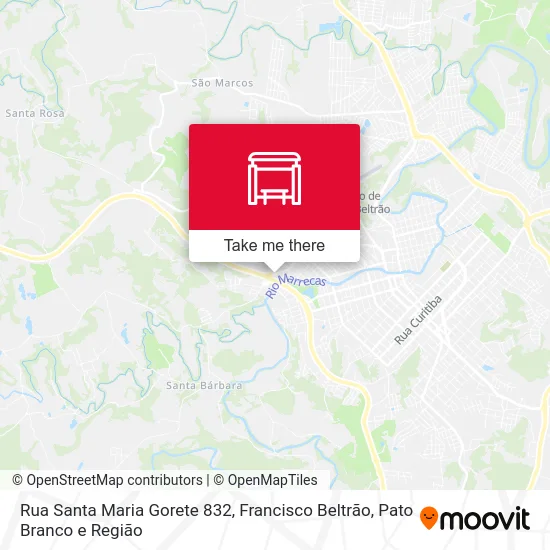 Rua Santa Maria Gorete 832 map