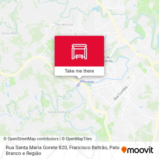 Rua Santa Maria Gorete 820 map