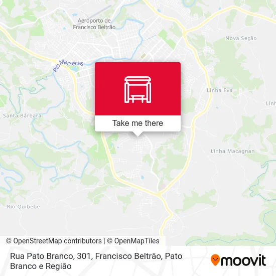 Rua Pato Branco, 301 map