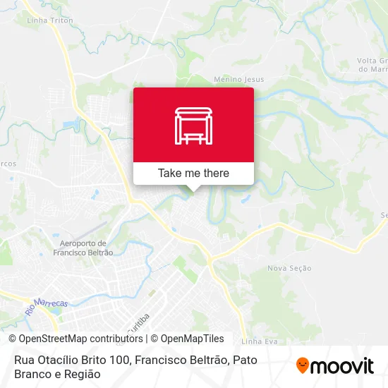 Rua Otacílio Brito 100 map