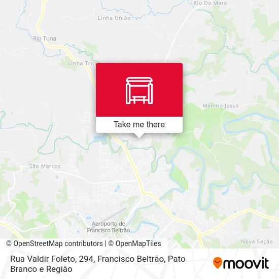 Rua Valdir Foleto, 294 map