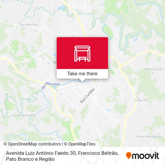 Avenida Luiz Antônio Faedo 30 map