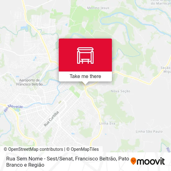 Rua Sem Nome - Sest/Senat map